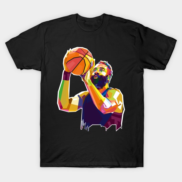 James Harden T-Shirt by Vector Baturaja